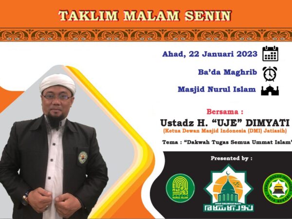 Taklim Malam Senin Ahad, 22 Januari 2023